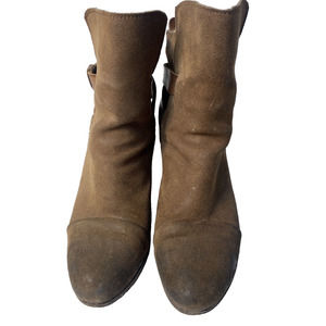 Rag & Bone Harrow Bootie Nubuck Suede Brown Womens Sz 8.5.
